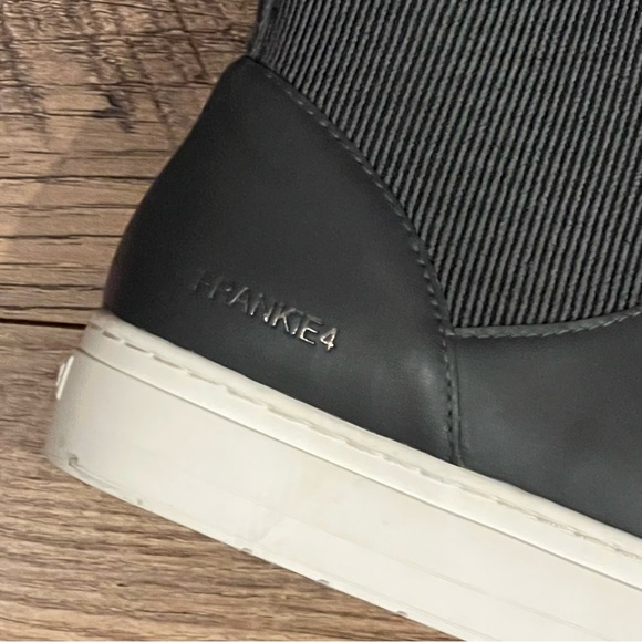 Frankie4 Ebony Crawford Sneaker Boot in Charcoal Grey Leather Size 10 NWOB - Picture 7 of 13